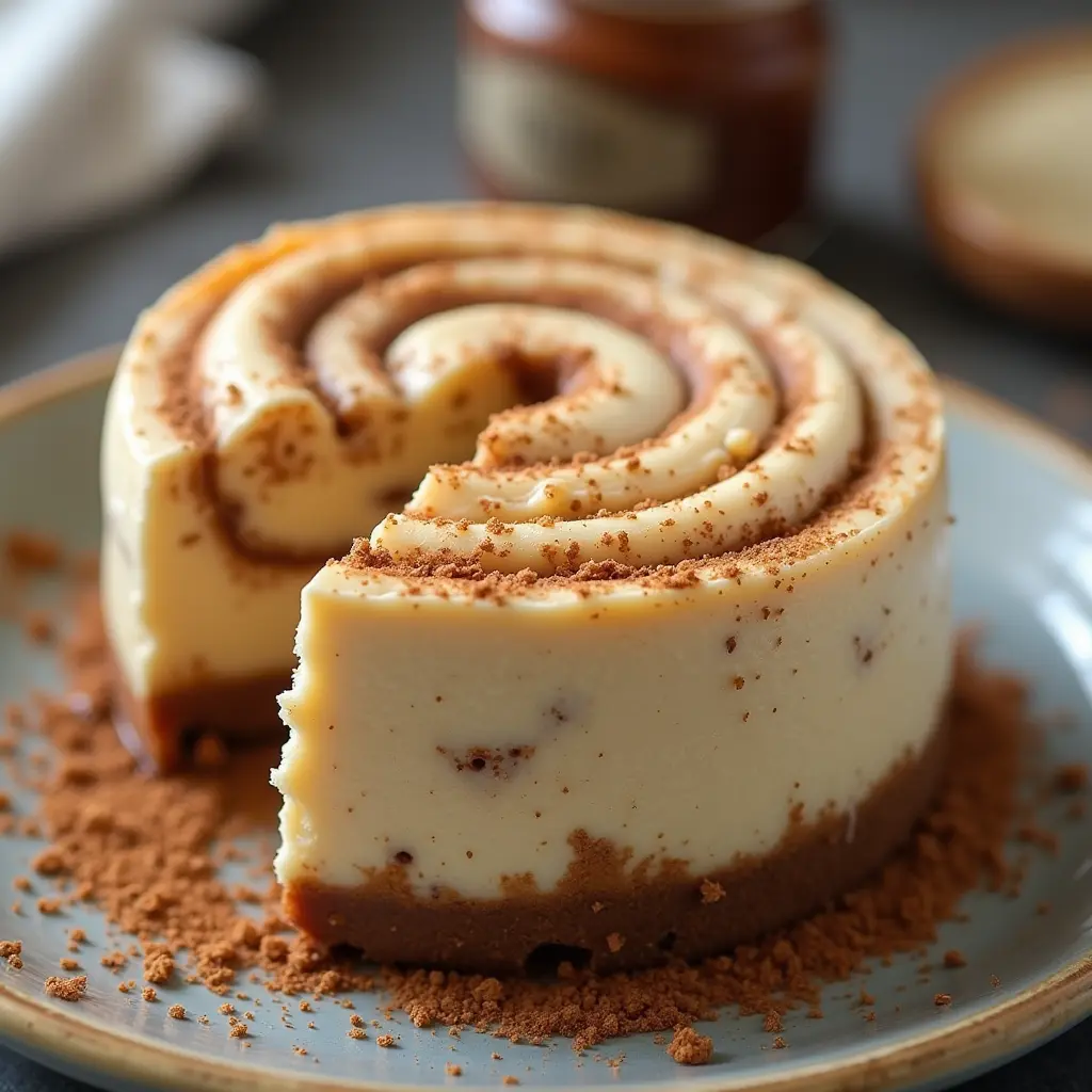 Cinnamon Roll Cheesecake